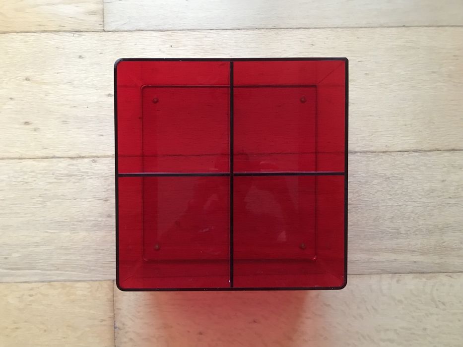 Caixa de arrumação acrílica