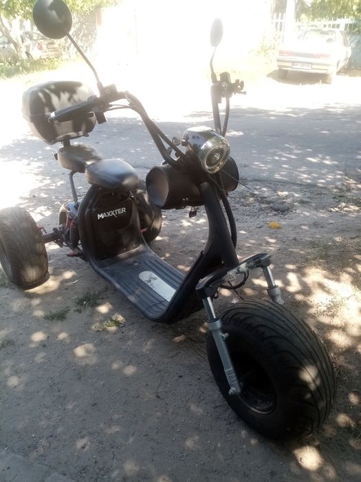 злектроскутер, электротрицикл ситикоко, 1 кВт, пробег до 70 км