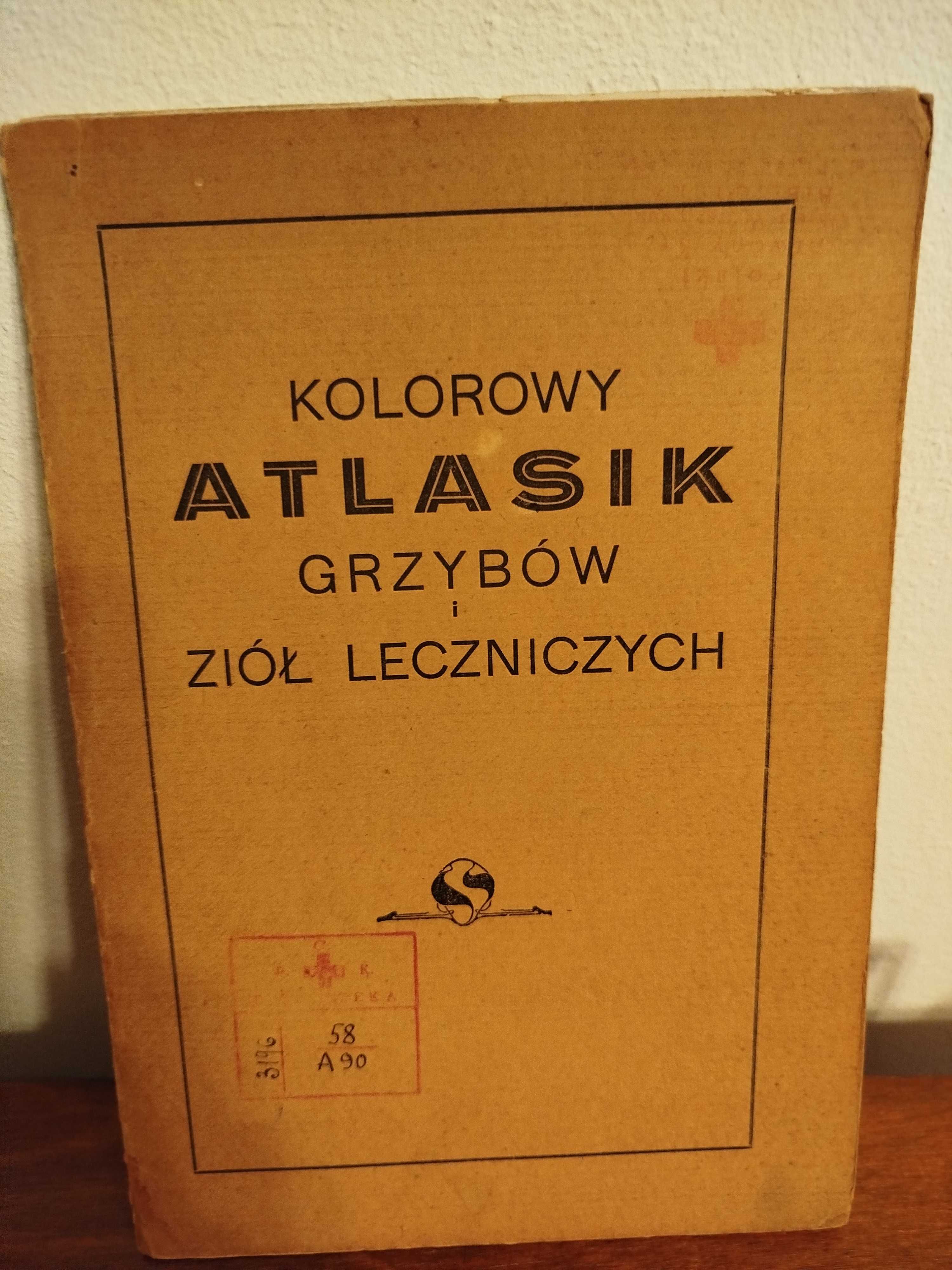 Kolorowy atlasik grzybów i ziół leczniczych. Stare wydanie
