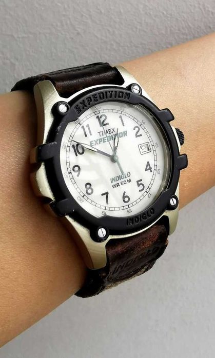 Relógio Raro Vintage Timex Men Expedition Indiglo