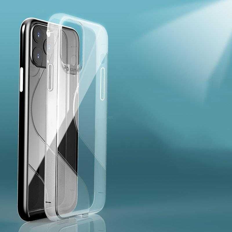 S-Case elastyczne etui pokrowiec iPhone 12 przezroczysty