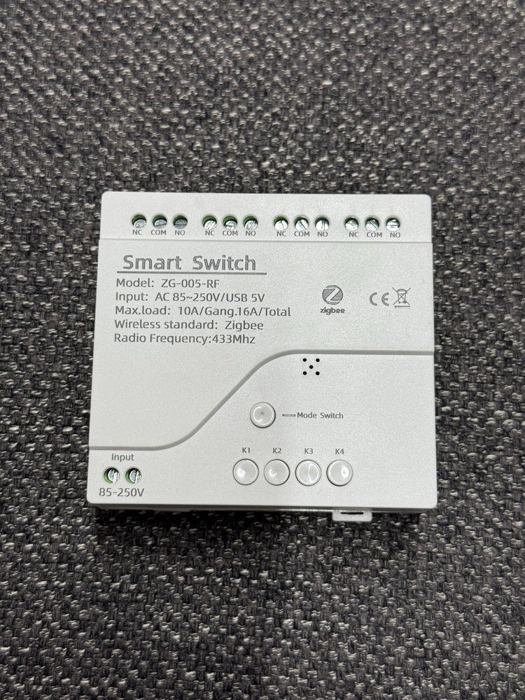 Розумне реле Zigbee для TuyaSmartLife