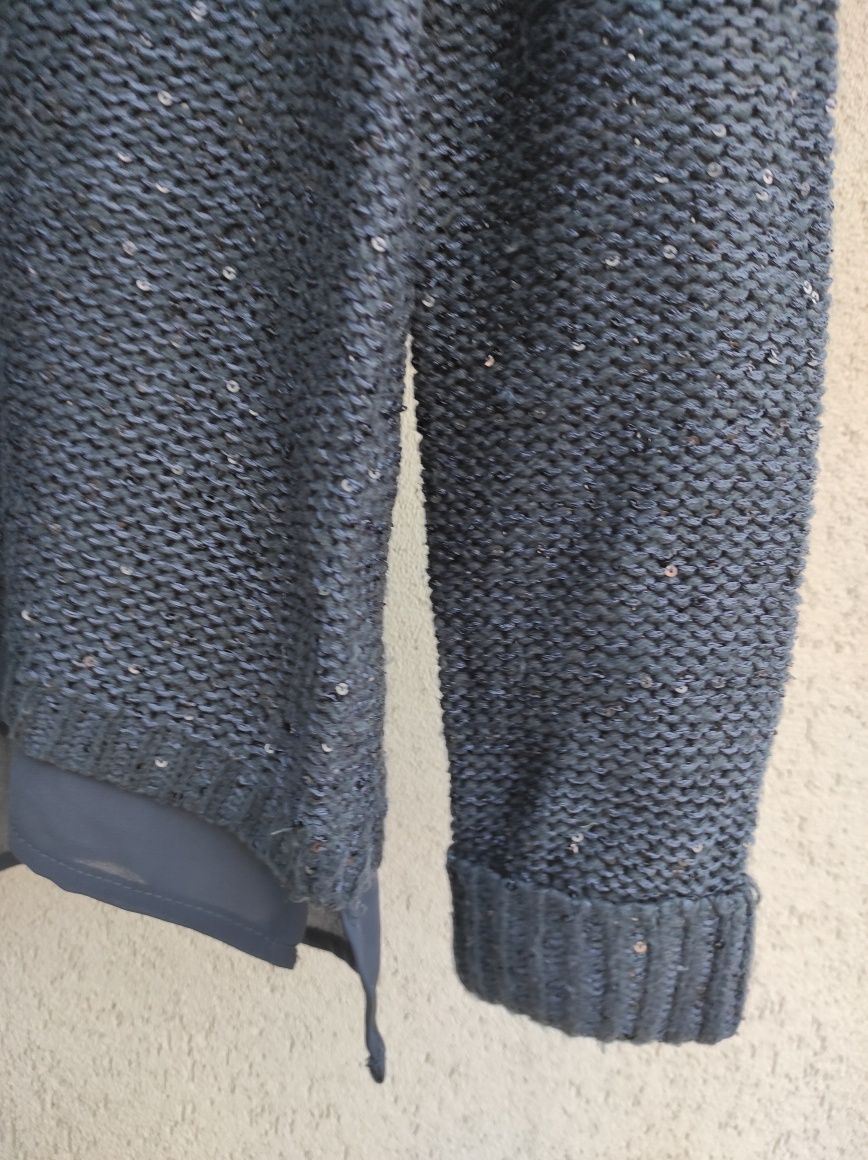 572. Bluzka sweter z cekinami Esmara r. 42 r. 14 r.XL