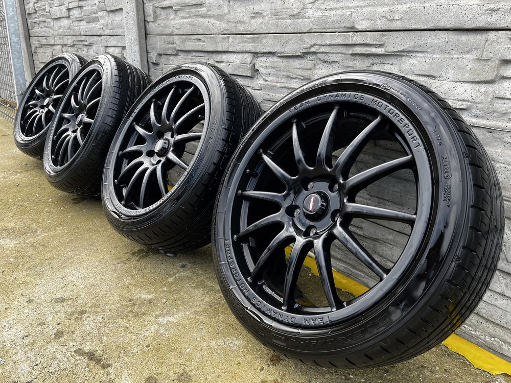 Koła 5x114,3 Team Dynamics Motor 18” + Falken Ziex 225/40R18