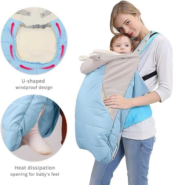 SONARIN Śpiworek  pokrowiec na nosidełko dla niemowląt