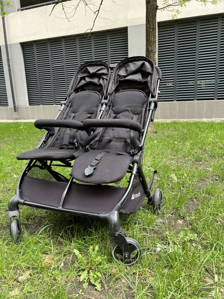 Прогулянкова коляска для двійні Hauck Swift X Duo (Black)