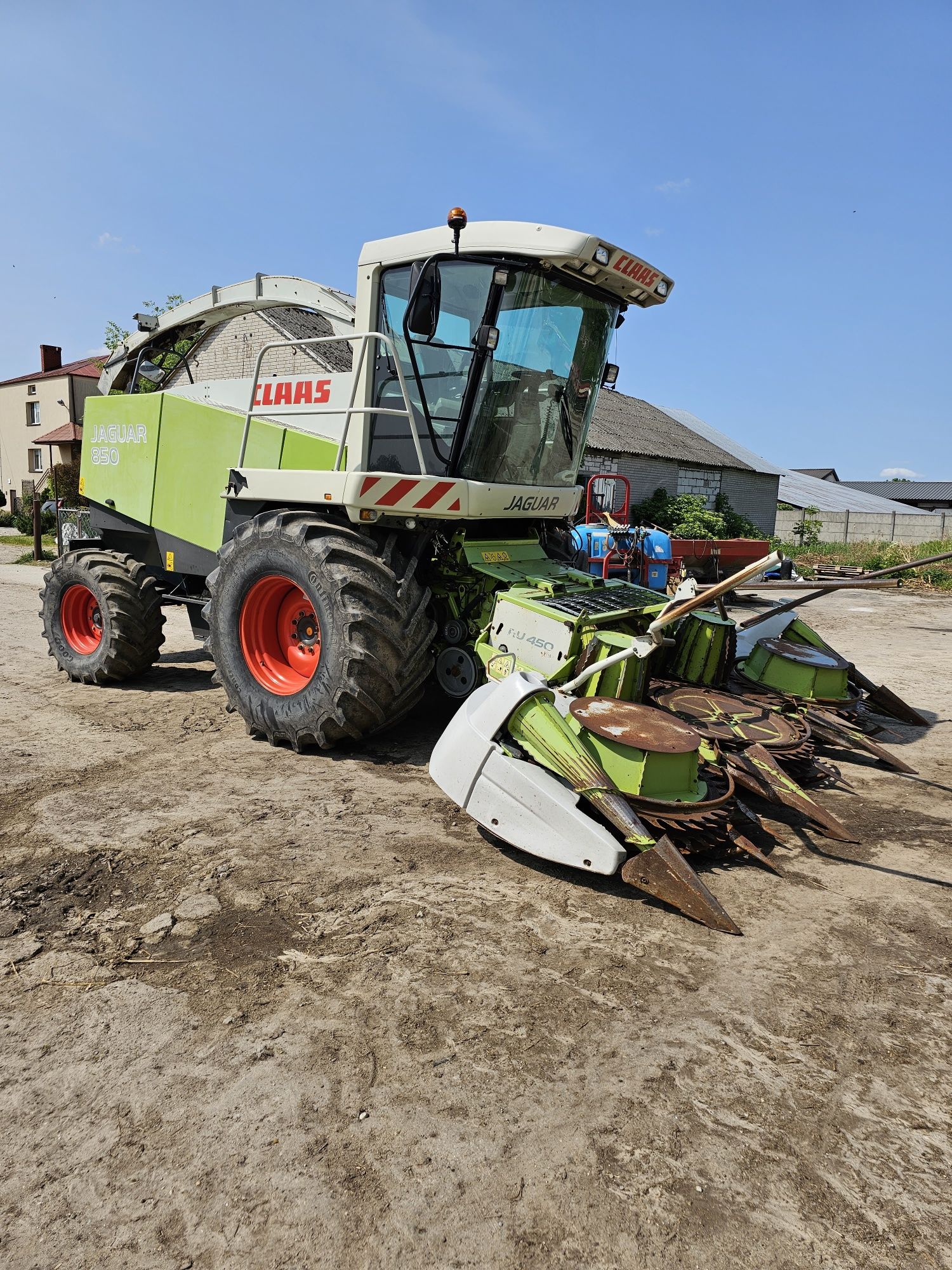 Claas Jaguar 850, nowe walce, stan idealny.