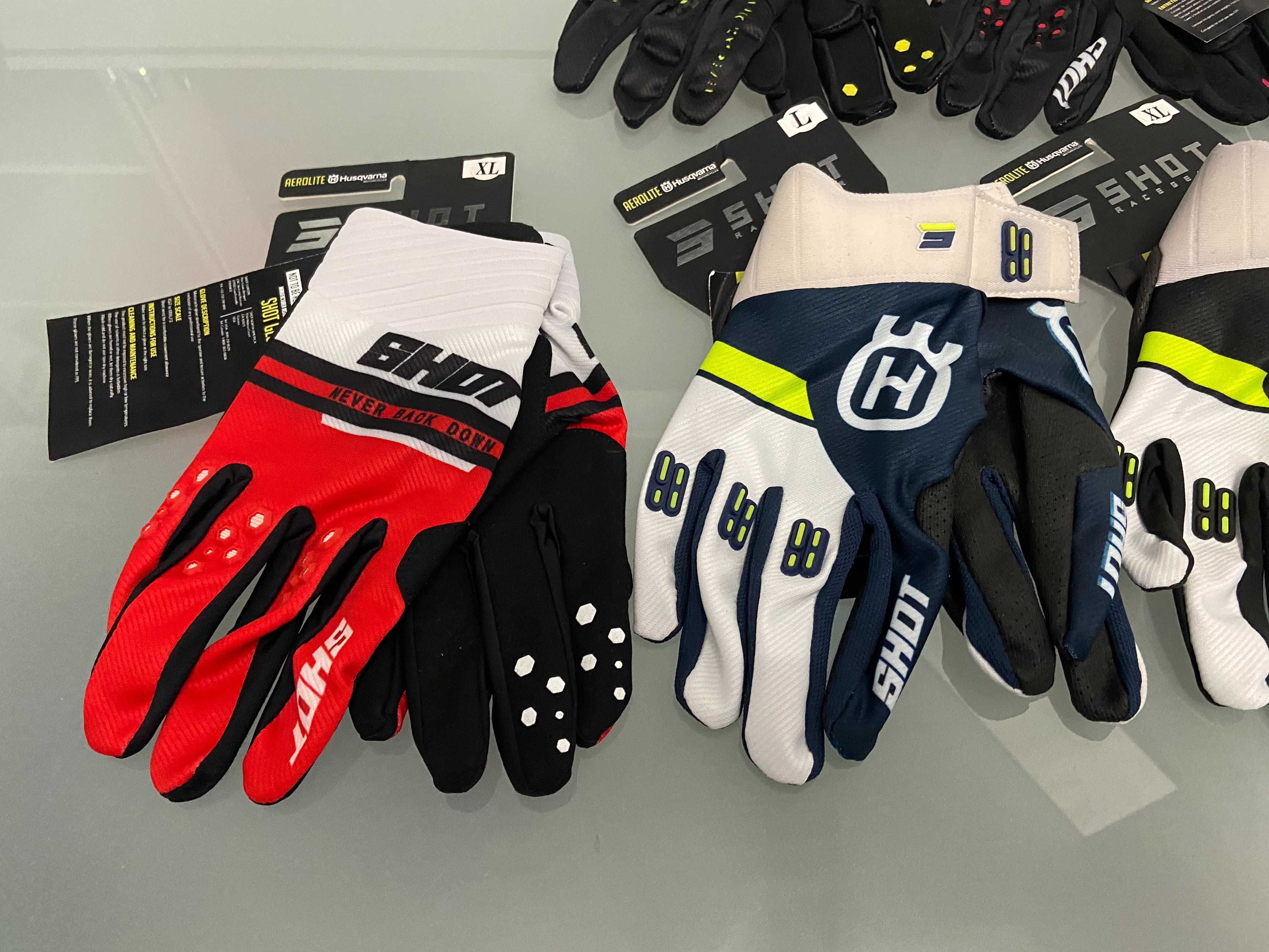 Rękawiczki Shot Husqvarna Lite Aerolite mx (cross,quad,enduro,mtb)