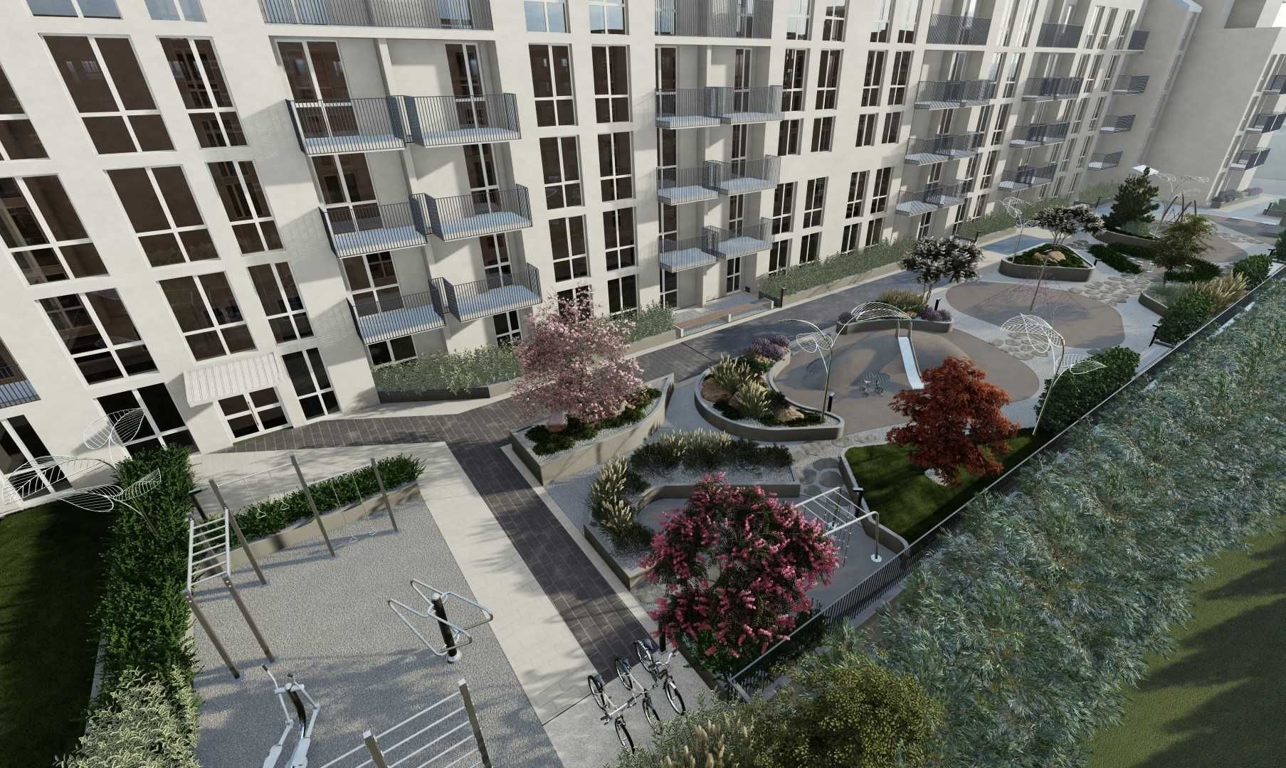 Продаж готової 1к квартири 49,72 м2 ЖК FEEL HOUSE бічна вул. Стрийська