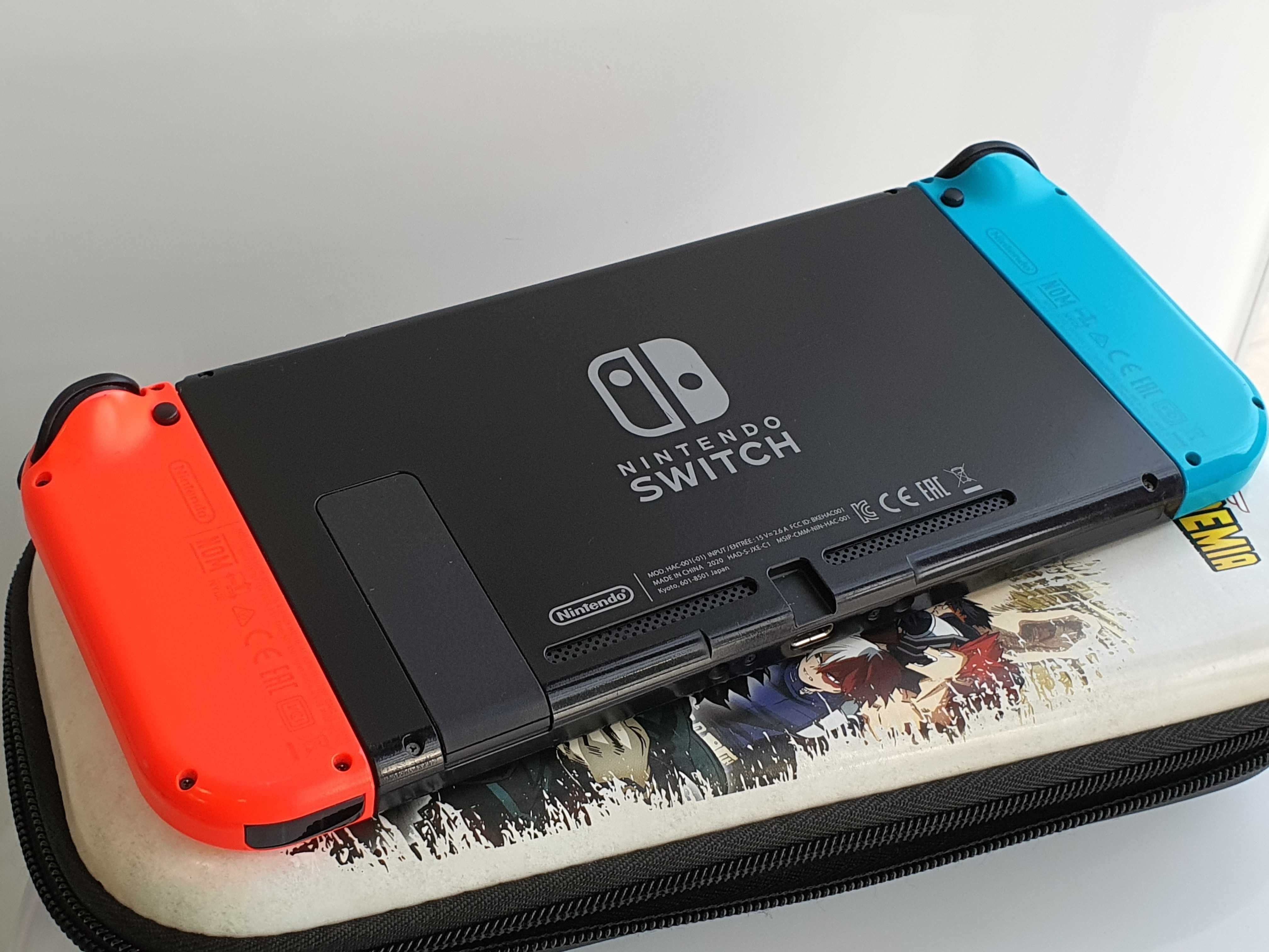 Nintendo SWITCH NEON V2 Komplet+ Etui Sklep Zamiana