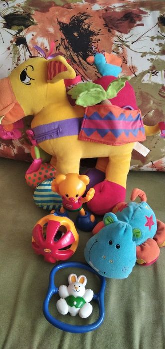 Игрушки,погремушки,трещалки tolo, fisher-price
