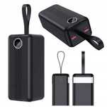 Duży Powerbank POWER BANK 50000mAh 2xUSB USB-C Mocny Latarka Pasek