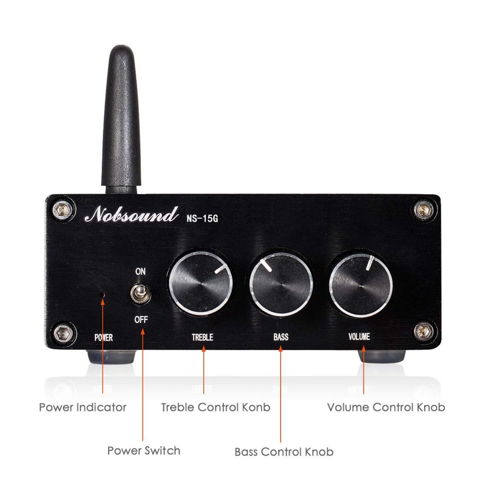 Nobsound TPA3116 Wzmacniacz cyfrowy Bluetooth 5.0