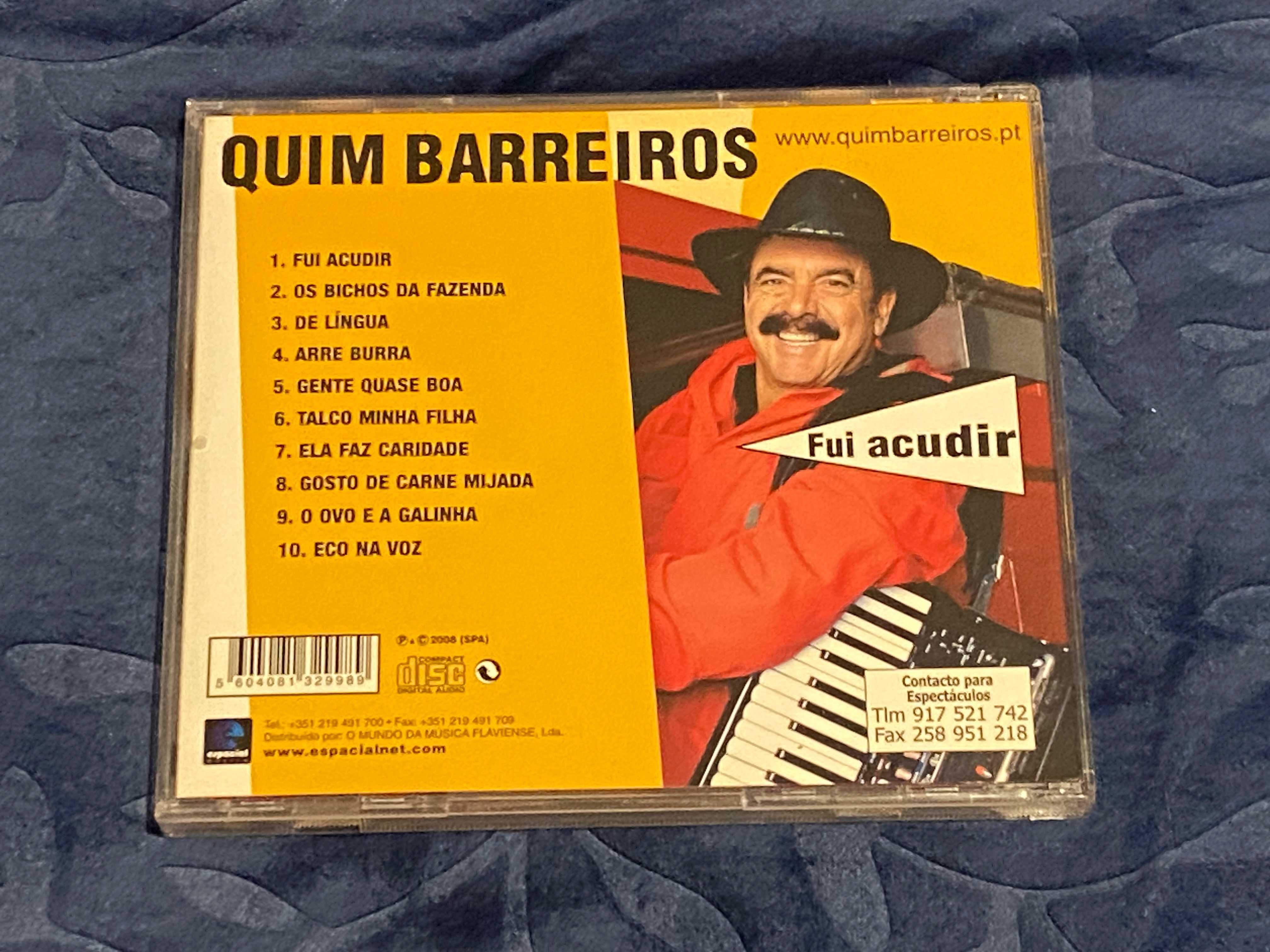 CD Quim Barreiros - "Fui Acudir" [autografado]