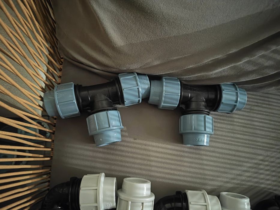 Nowy 2x trójnik PE 32 (32x32x32)