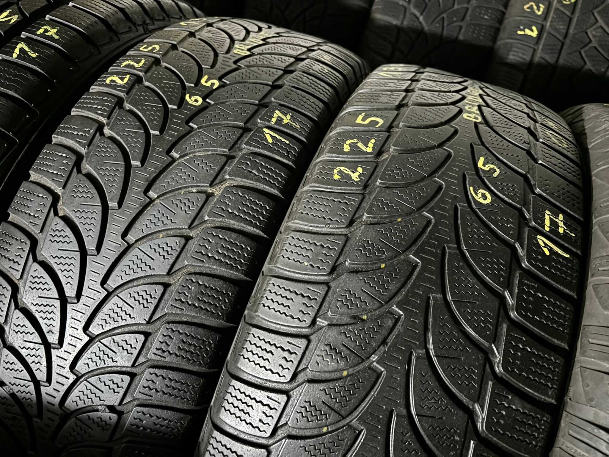 2X Opony Zimowe 225/65R17 BRIDGESTONE LM-80 EVO 4.6MM SPR. CAŁE!