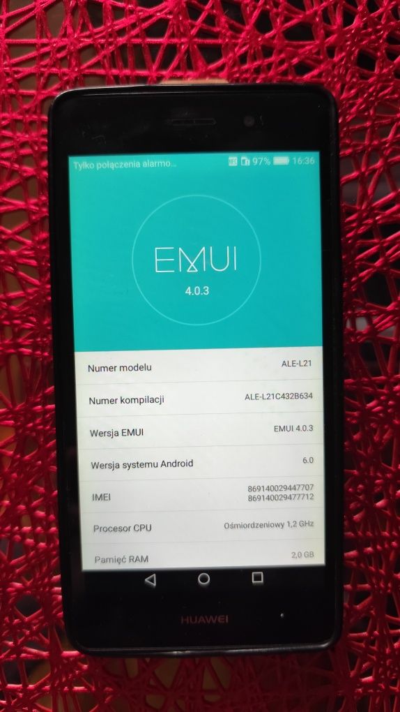 Huawei p8 lite telefon