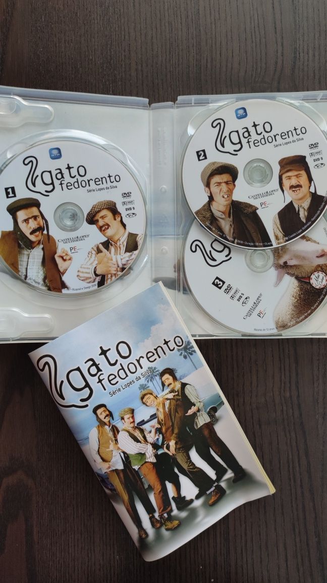 DVDs Gato Fedorento série Lopes da Silva