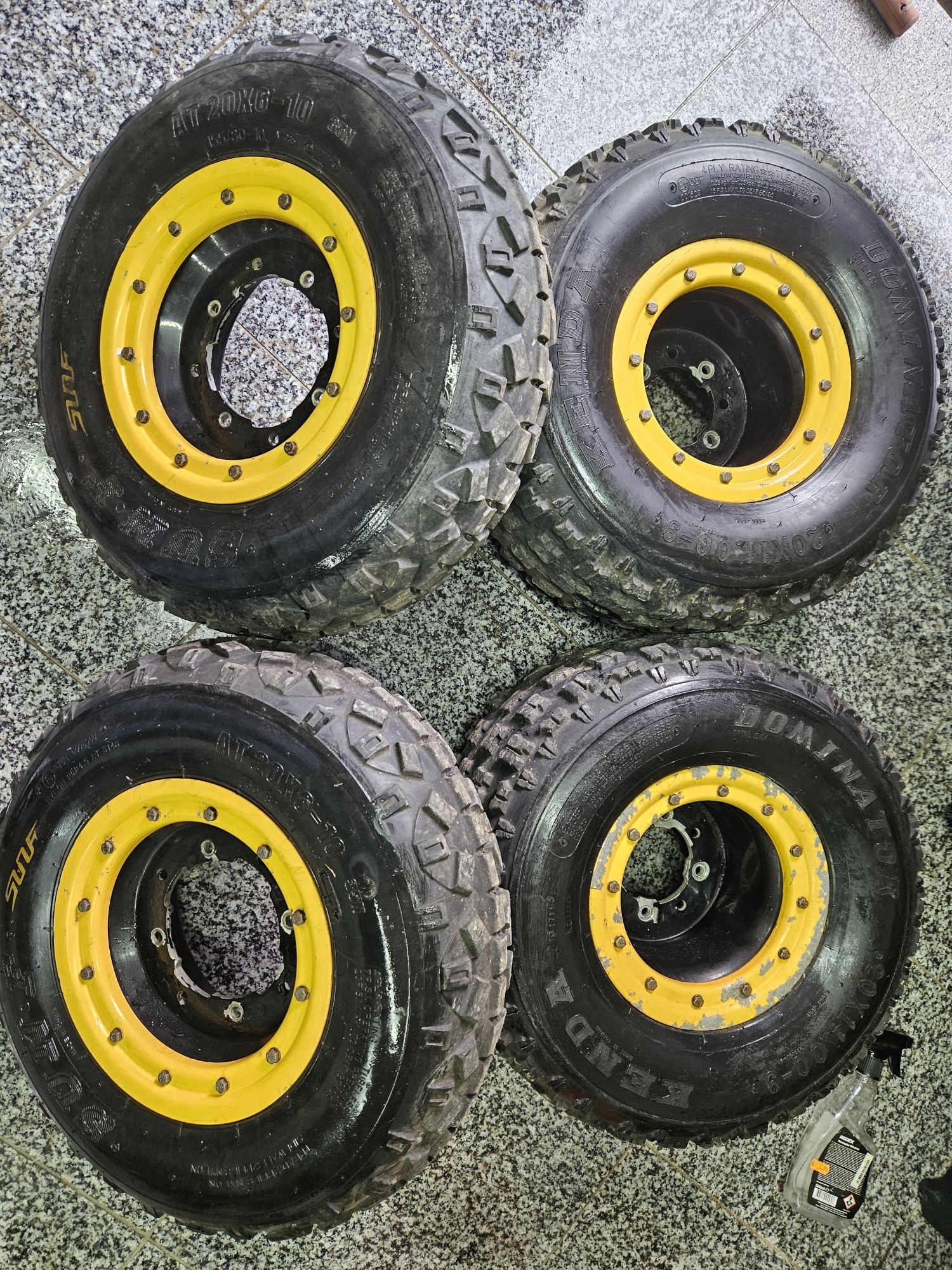 Rodas quad dupla furação