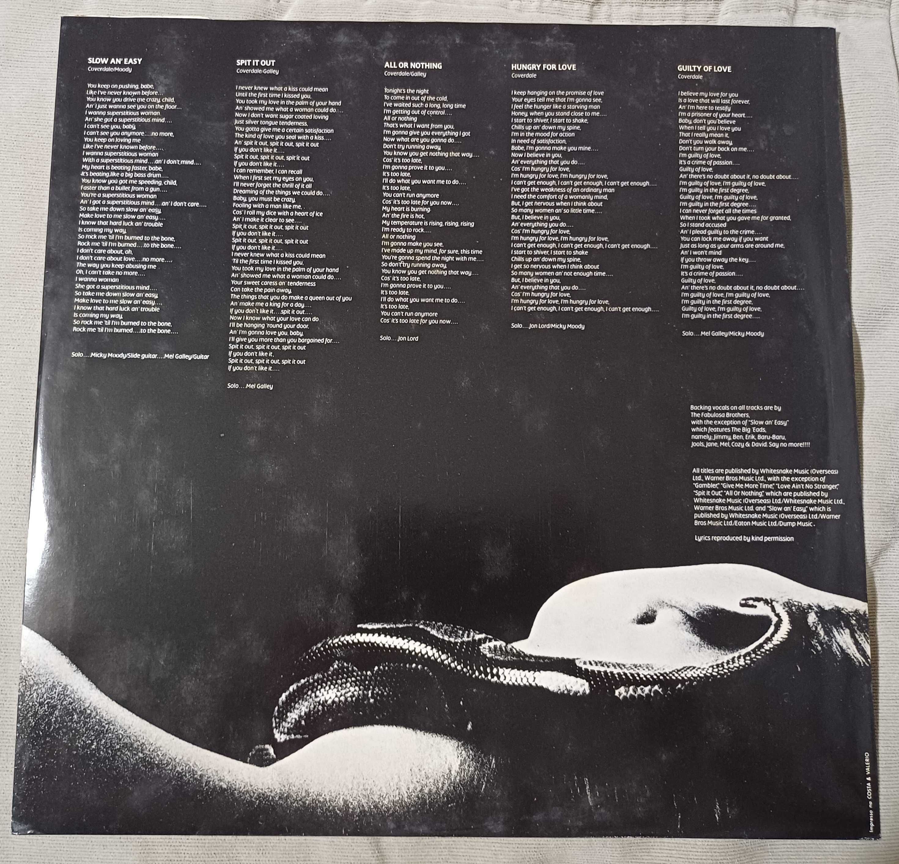 Whitesnake Slide It In LP Vinil