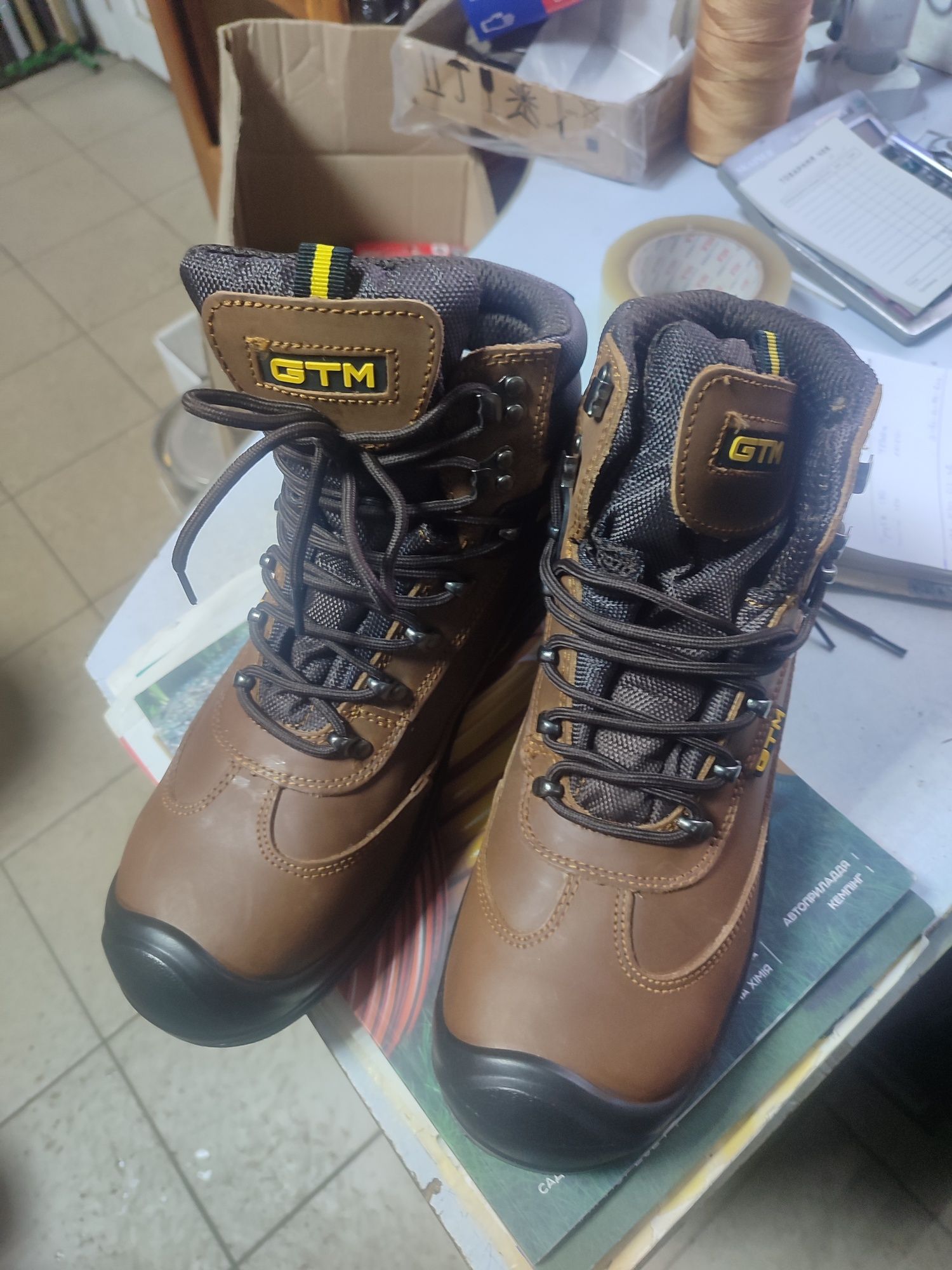 Ботинки GTM шкіряні