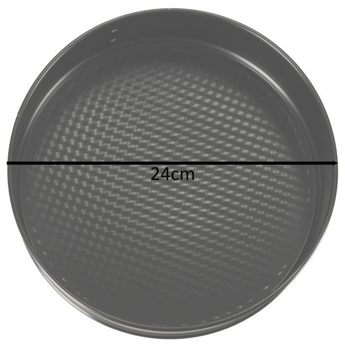 Tortownica Forma do Pieczenia z Odpinanym Rantem 24cm czarna