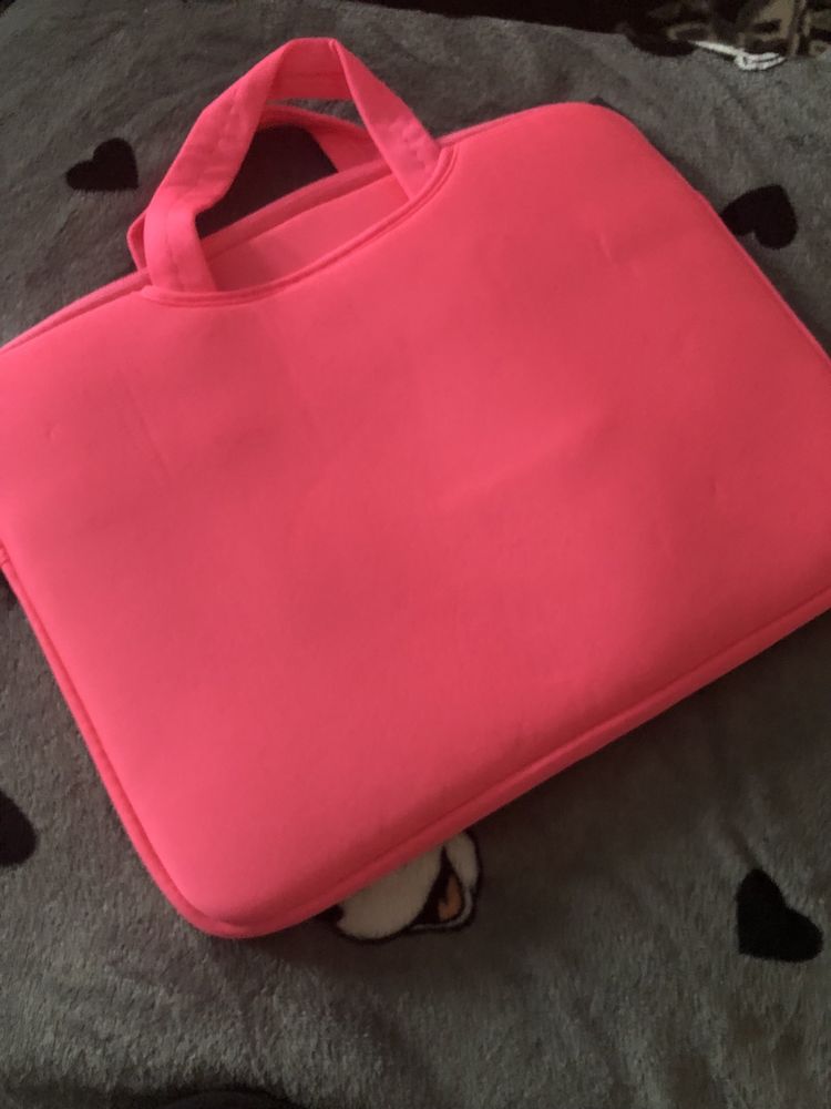 Torba na laptop różowa