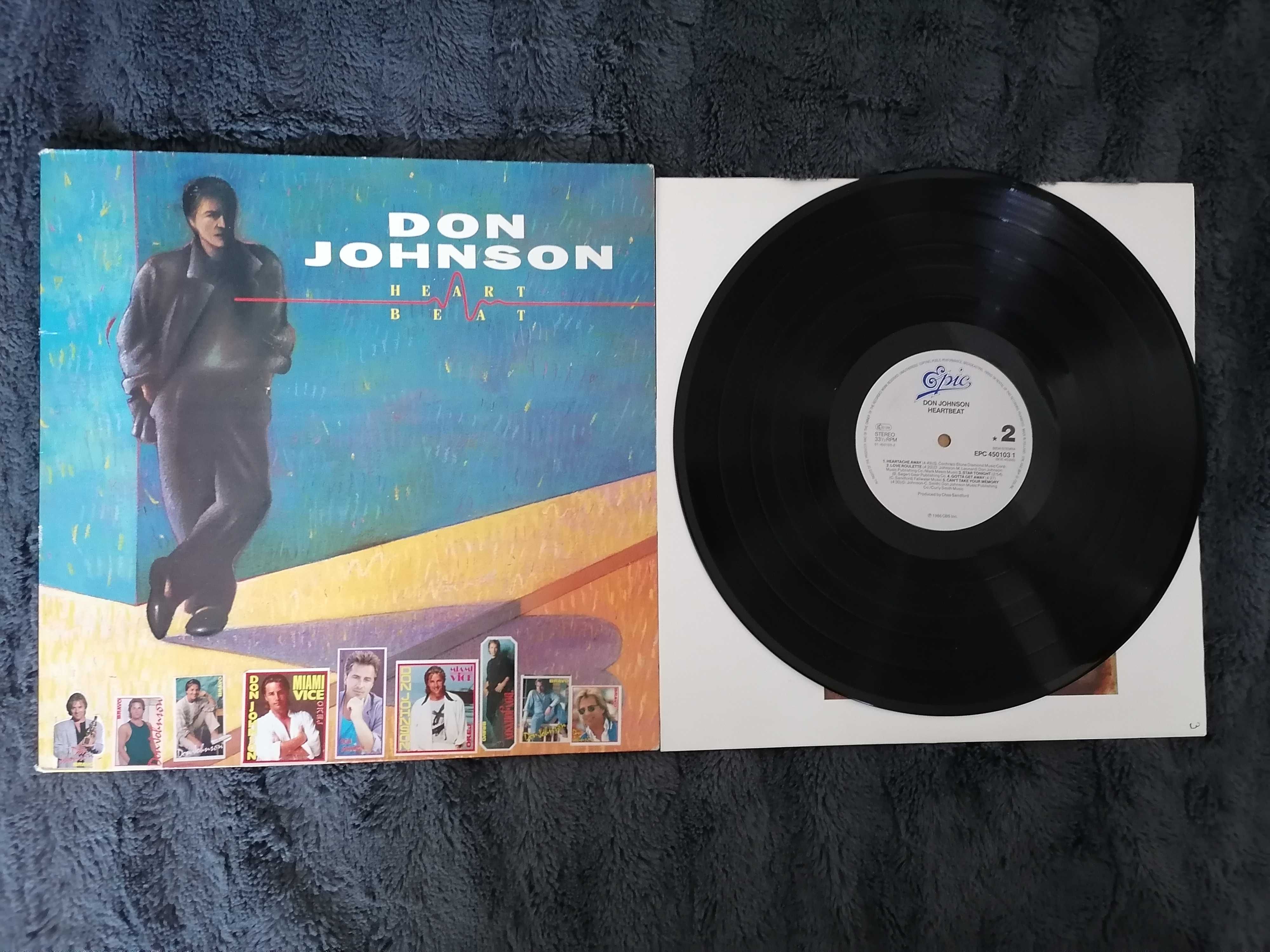 Don Jonson Heart Beat wydanie holland 1986 rok winylowa płyta