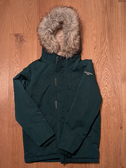 Parka kurtka zimowa Abercrombie Kids 13-14 super stan