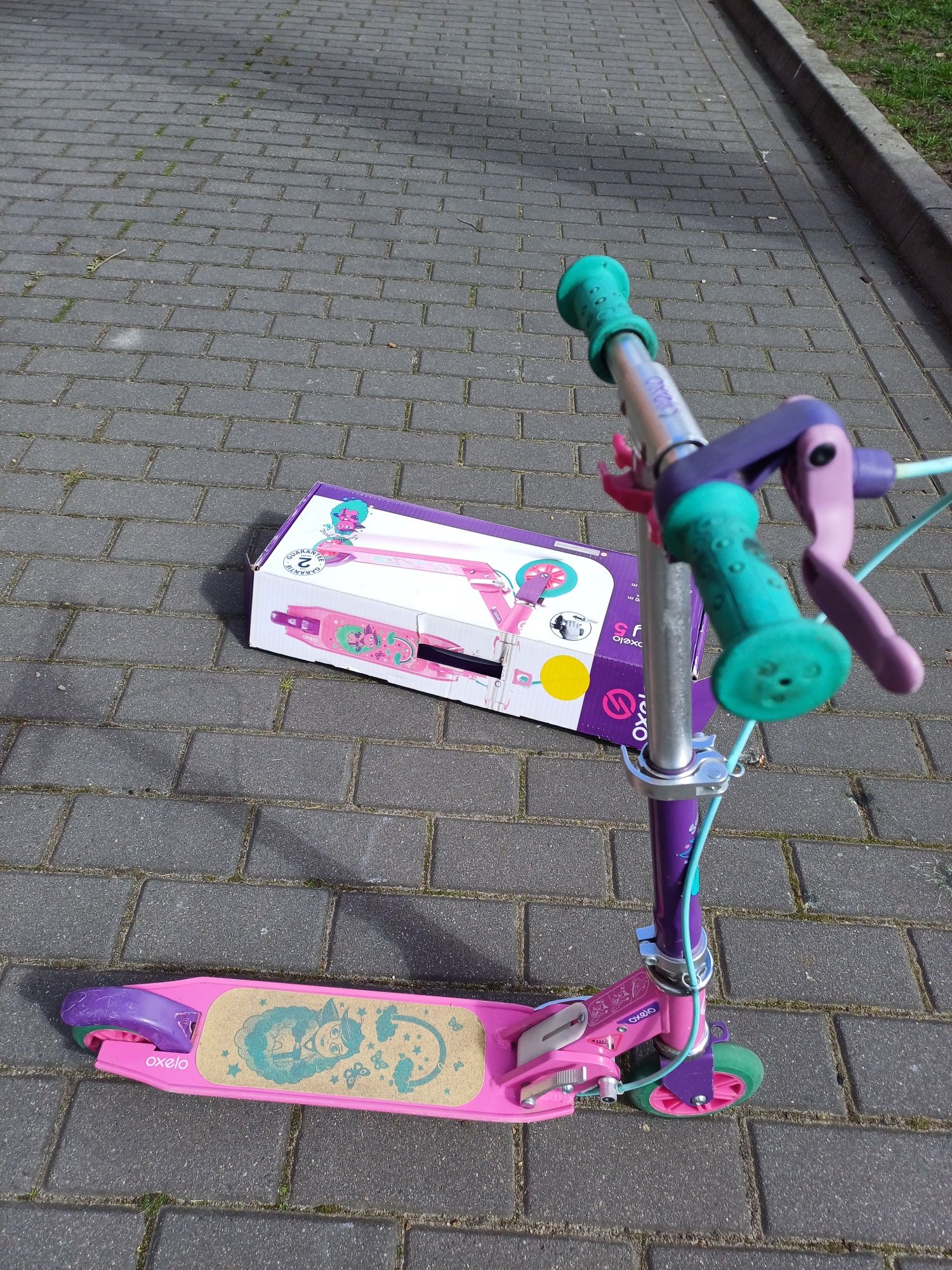 Hulajnoga OXELO scooter play5 dla dziewczynki Decathlon Wysyłka