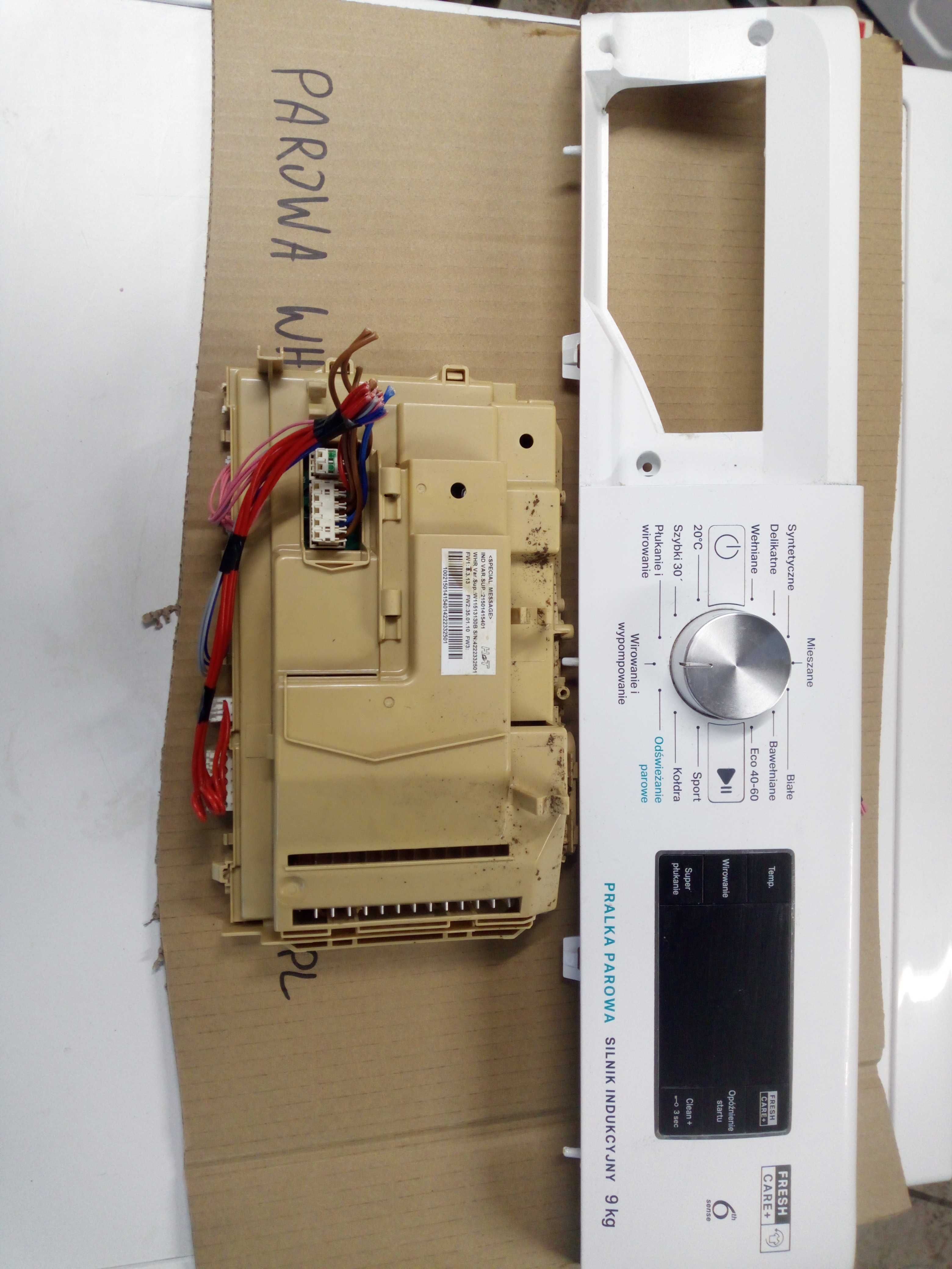 moduł wyświetlacz panel przedni Whirlpool  	FFB 9258 SV PL