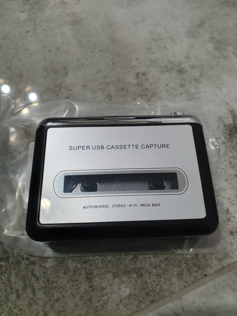Leeadwaey Mini kaseta USB na odtwarzacz MP3 CD
