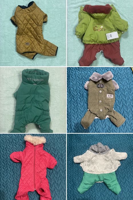 Одежда для собак комбинезон дождевик куртка платье одяг для собак