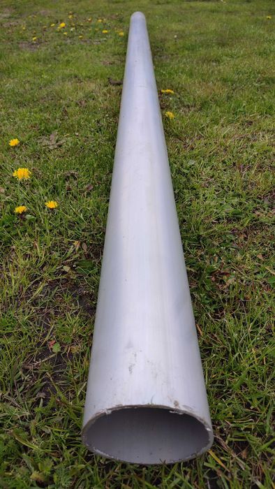 Rura aluminium aluminiowa 118/112mm #3,0mm, L=3mb, 20 szt. (60mb)
