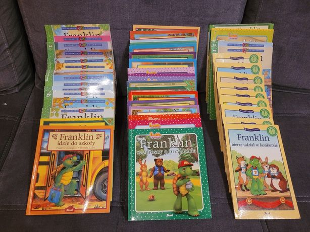 Książki książeczki książka Franklin 50 sztuk