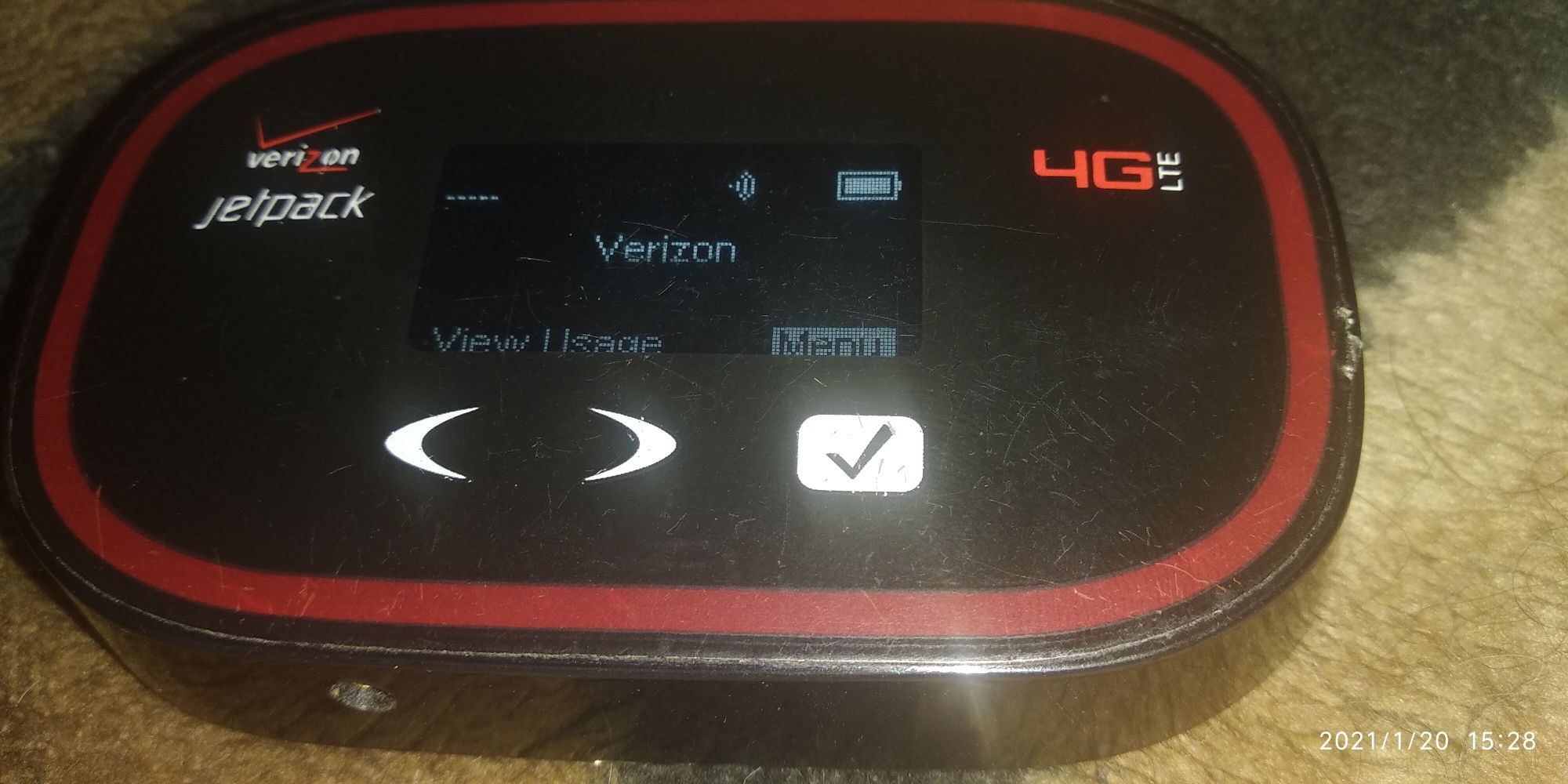 Роутер Verizon Jetpack 4G LTE 5510L від інтертелекома