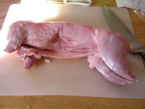 Мясо домашнього кролика.