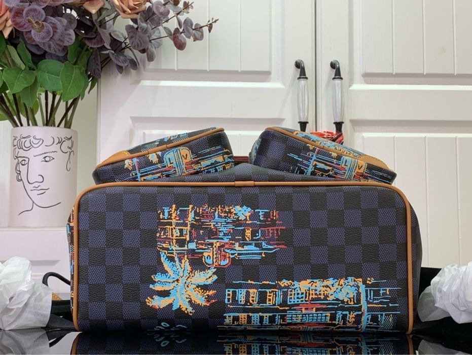 Louis Vuitton Montsouris cargo рюкзак портфель мужской ранец оригинал