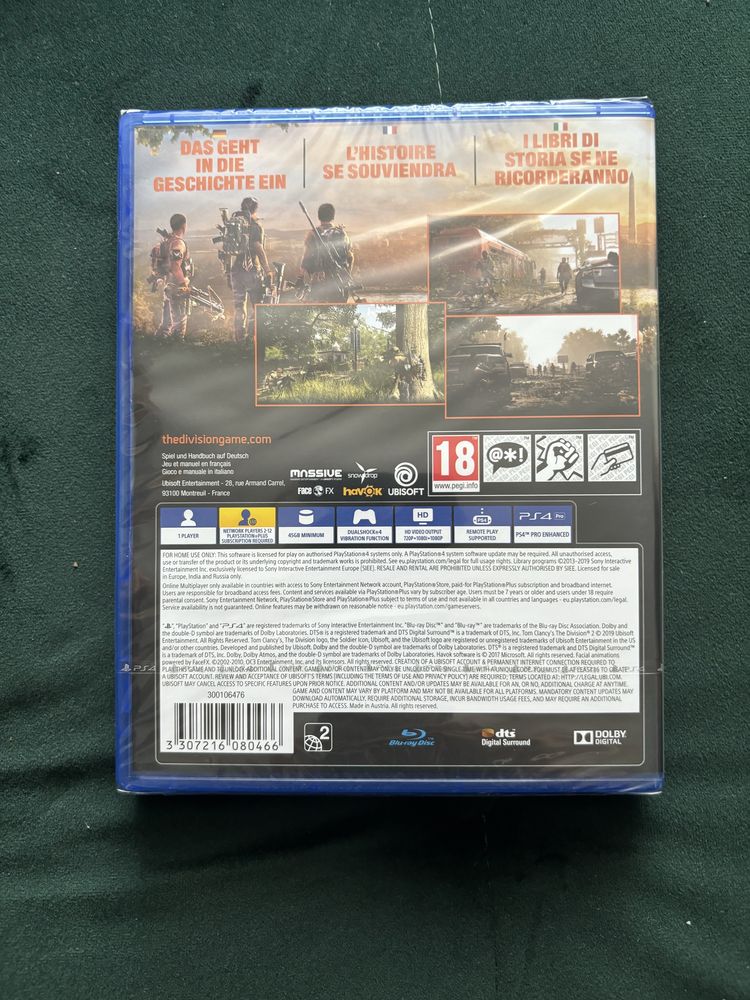 Tom Clancy's The Division 2 Sony PlayStation 4 (PS4)