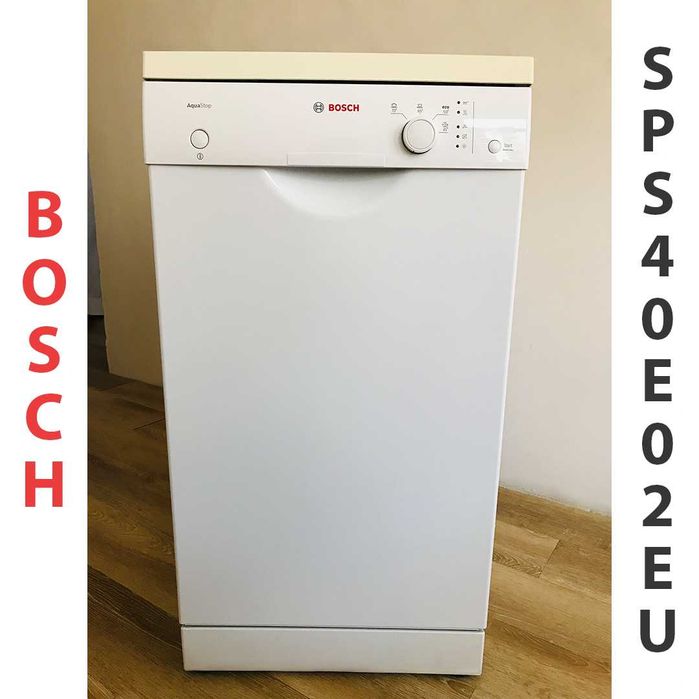 Посудомийна машина BOSCH SPS40E02EU | 45 см | Клас А | Окремостояча