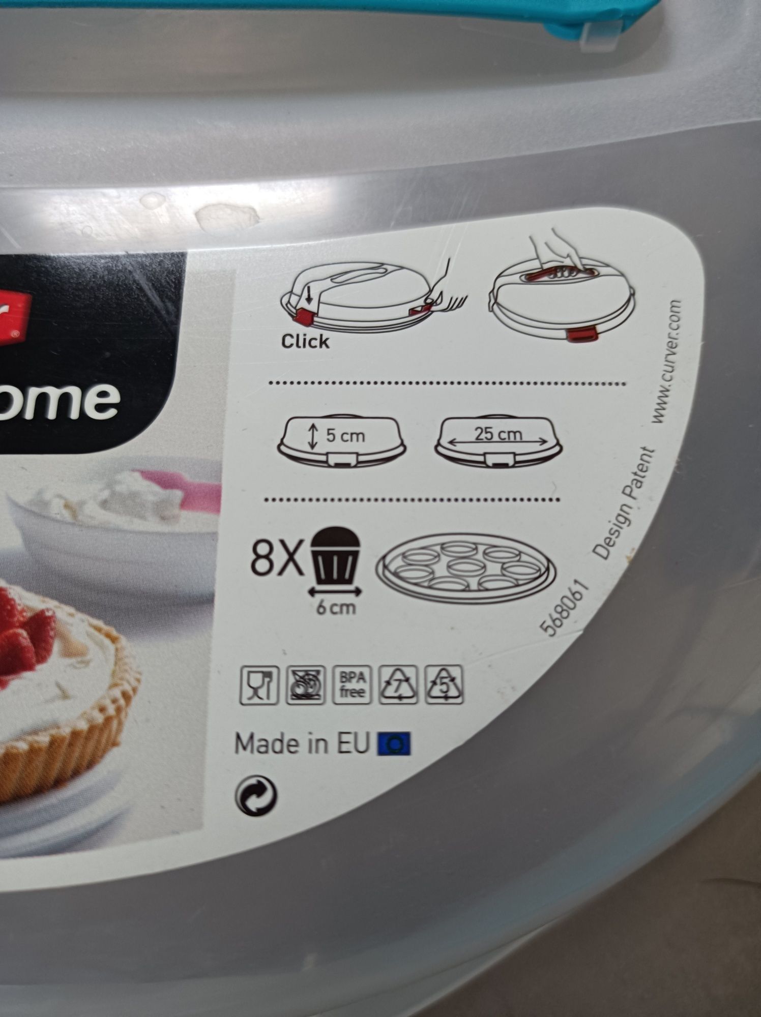 Pojemnik do przechowywania ciasta Curver