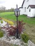 Lampa latarnia ogrodowa Kuta ocynkowana