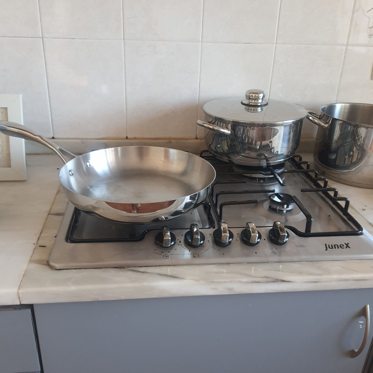 Conjunto de tachos, frigideiras e panelas [4 PÇs] da para todOsFogõe