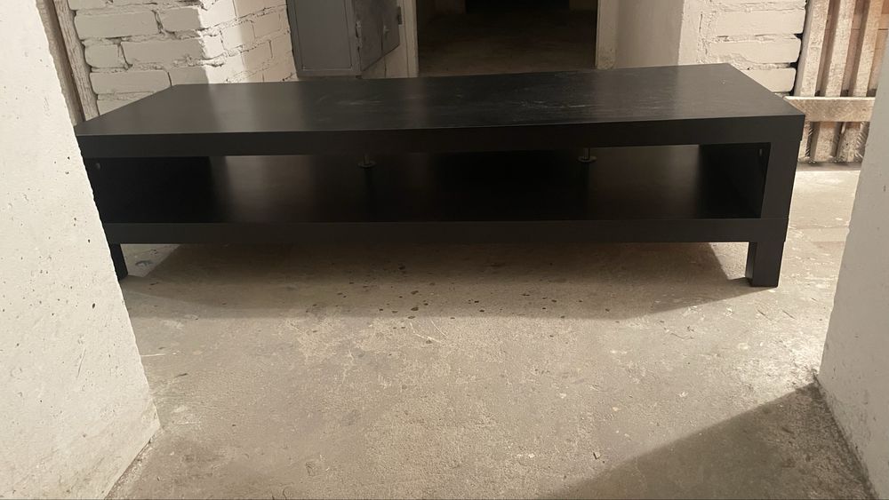 Szafka czarna rtv Ikea Lack