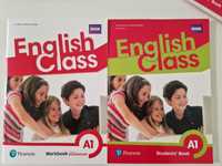 English Class A1 podrecznik+ćwiczenia +kod online