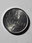 Moneta nr.192 nominał 5 groszy rok 1970 za 12 zł