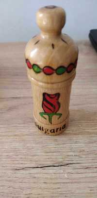 Stare perfumy miniaturki olejek różany prl Bułgaria perfumetki