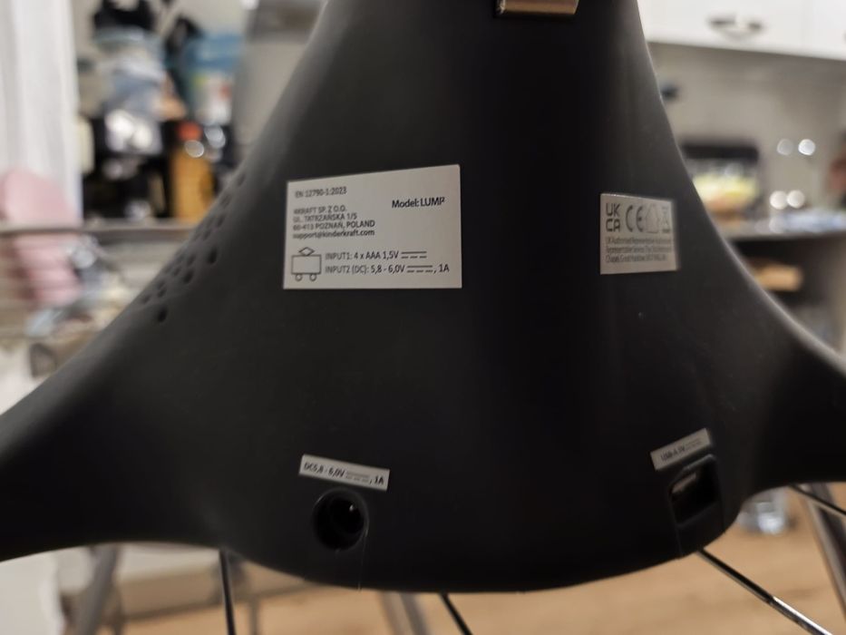 Espreguiçadeira KINDERKRAFT Lumi 2 Cinzento Escuro.