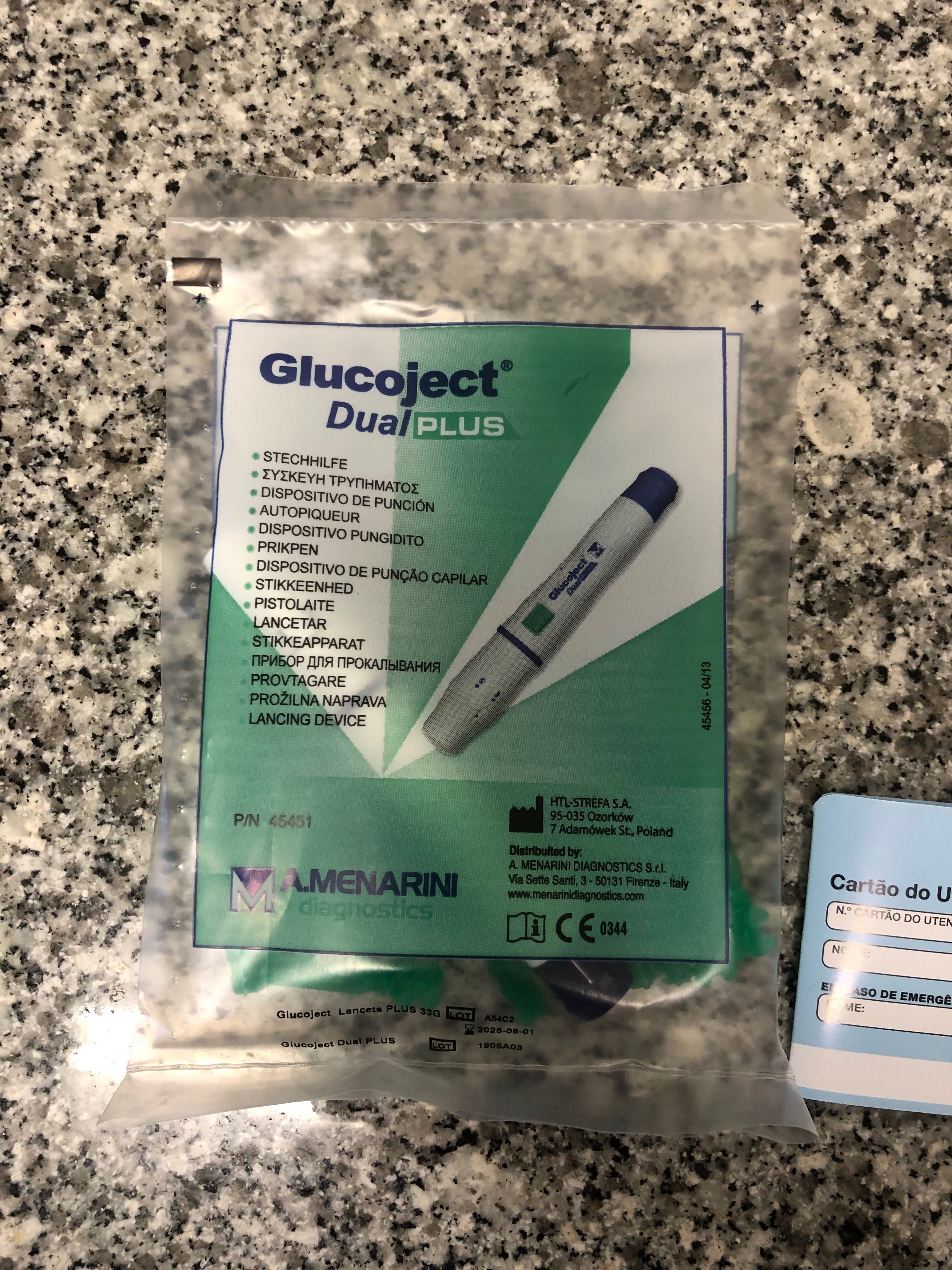 Medidor de Glicose e dos Corpos Cetónicos no sangue