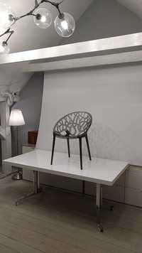 Designerskie krzesło CRYSTAL dymione 2 sztuki w cenie jednej
